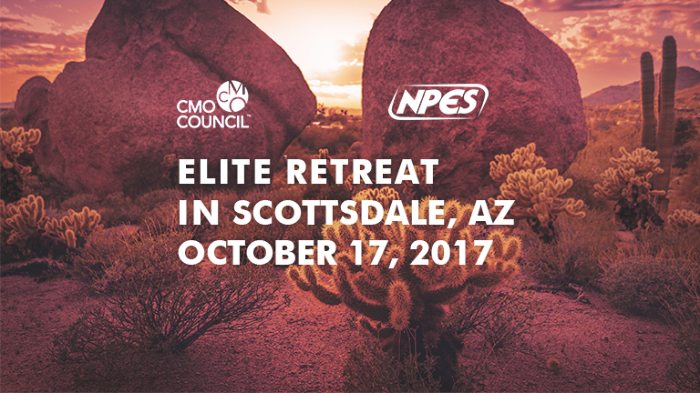 CMO Council and NPES host Elite Retreat Graphic